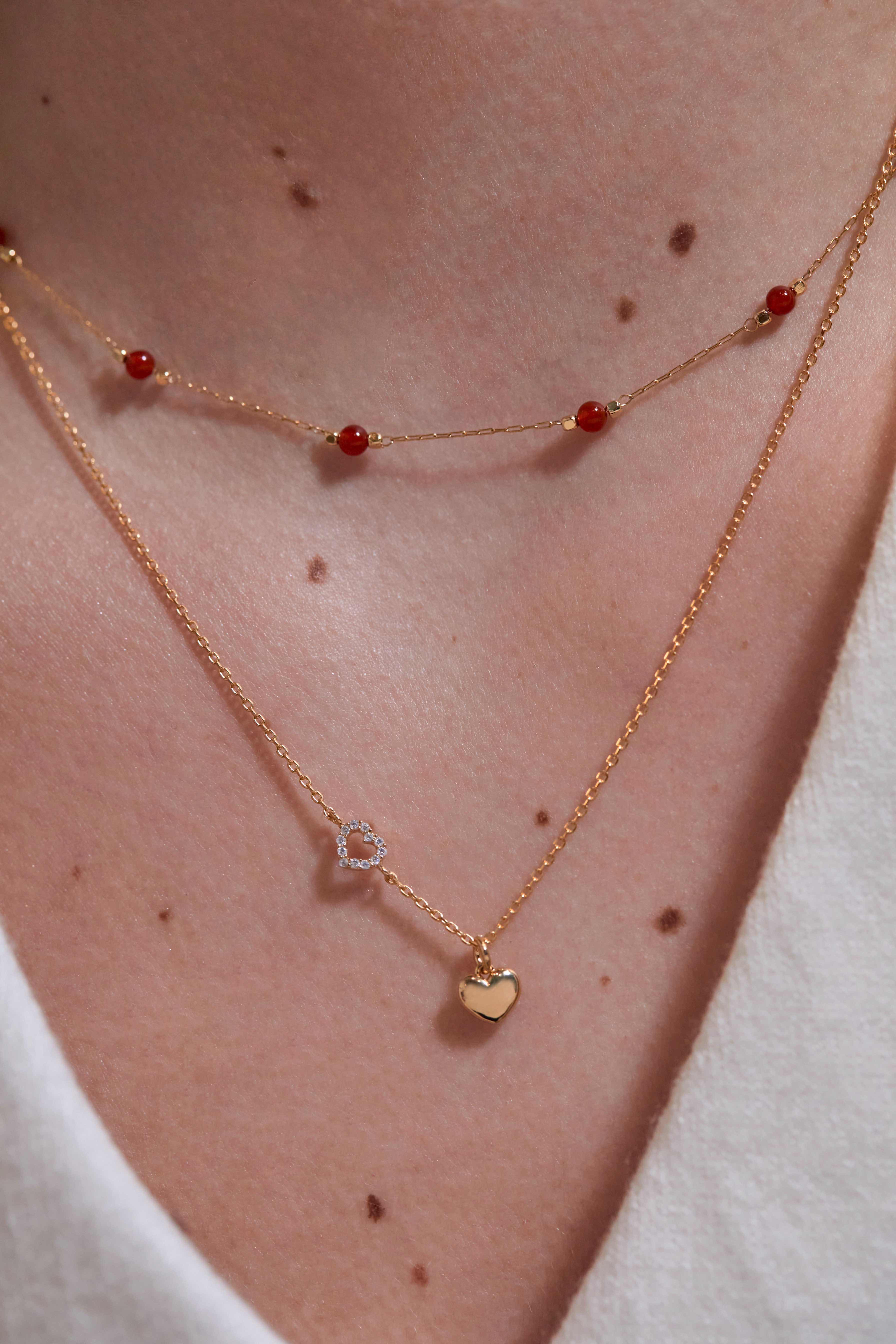 Healing Red Agate Gemstone Beaded Necklace for Women - Natural Stone Jewelry for Stress Relief & Positive Energy - Perfect for Meditation, Yoga & Spiritual Healing