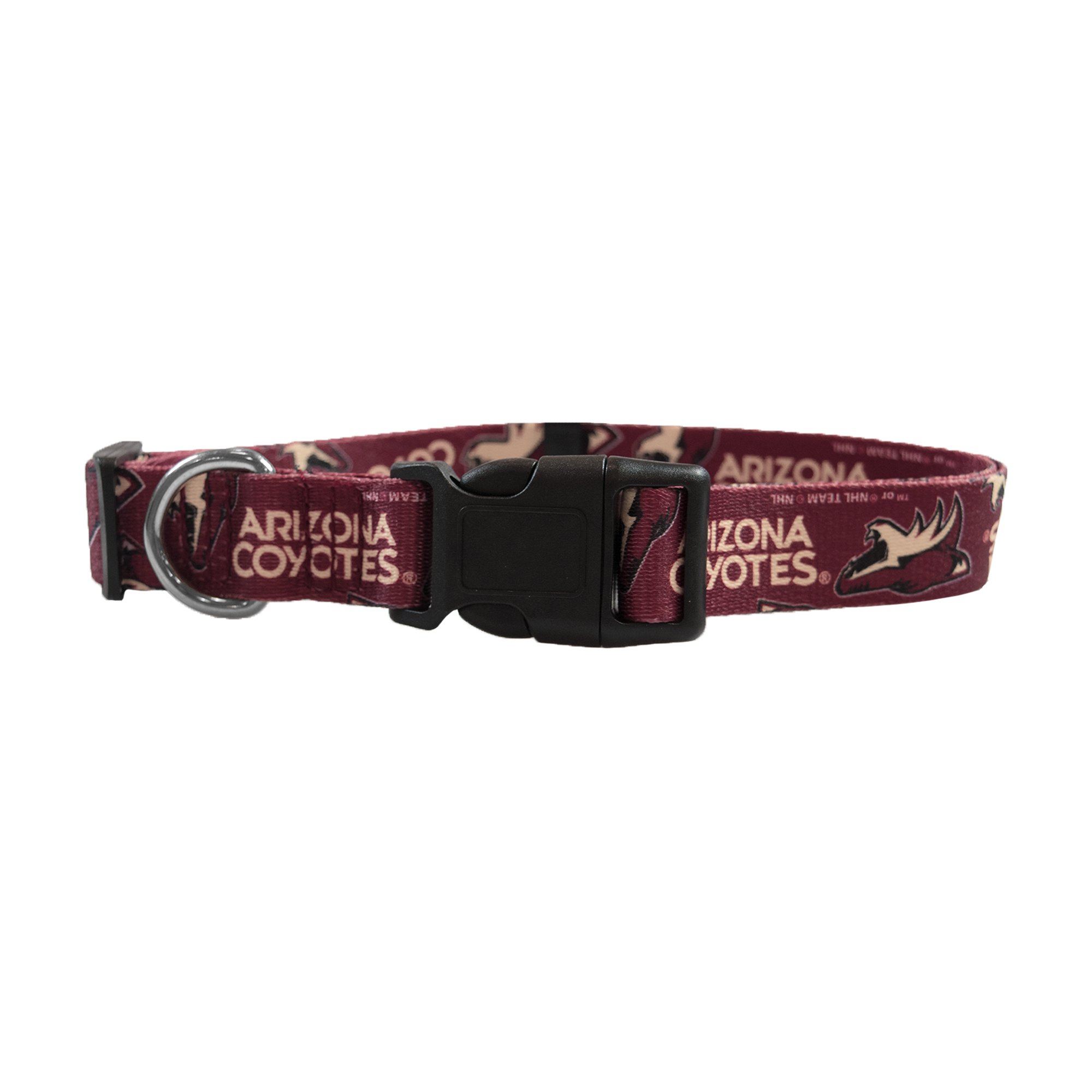 Official NHL Team Logo Pet Collar - Adjustable Dog & Cat Collar for Small Medium Large Pets - Perfect for Game Day, Walks & Pet Fashion (Choose Your Team)
