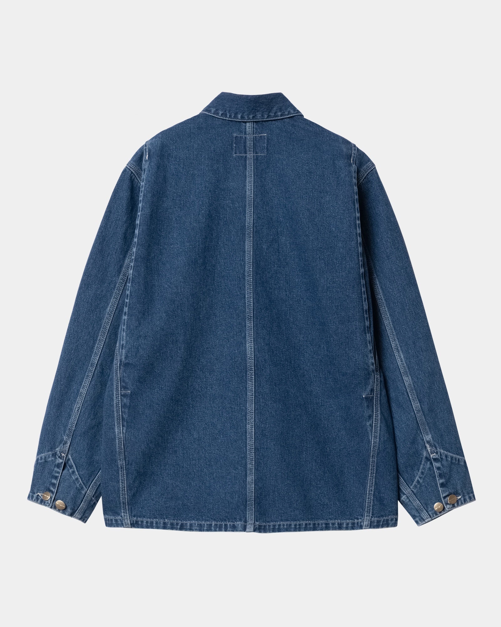 Women's OG Michigan Denim Jacket - Lightweight Spring Coat in Stone Washed Blue | Casual Outerwear for Everyday Wear & Outdoor Activities
