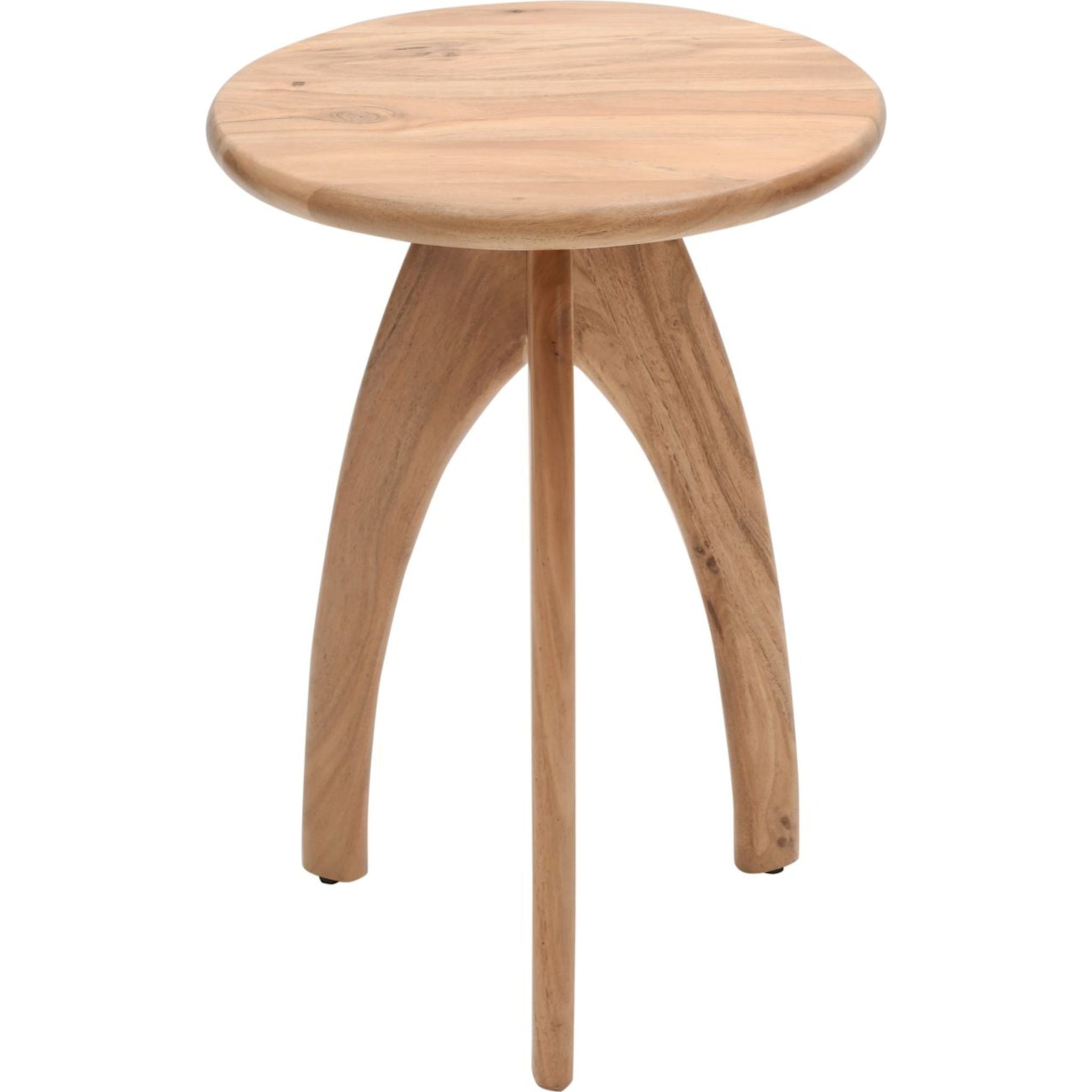 Modern Aero Accent Table - Natural Wood Side Table for Living Room, Bedroom & Office - Perfect for Home Decor, Coffee Table Alternative & Small Space Furniture