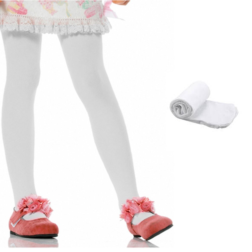 ATB Girls Dance Tights - Footed Stockings & Pantyhose for Kids Ballet - Small & Medium Sizes - Perfect for Ballet, Dance Classes & Performance Costumes