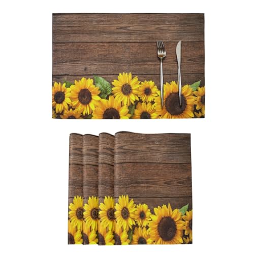 A-sunflower Wood Print