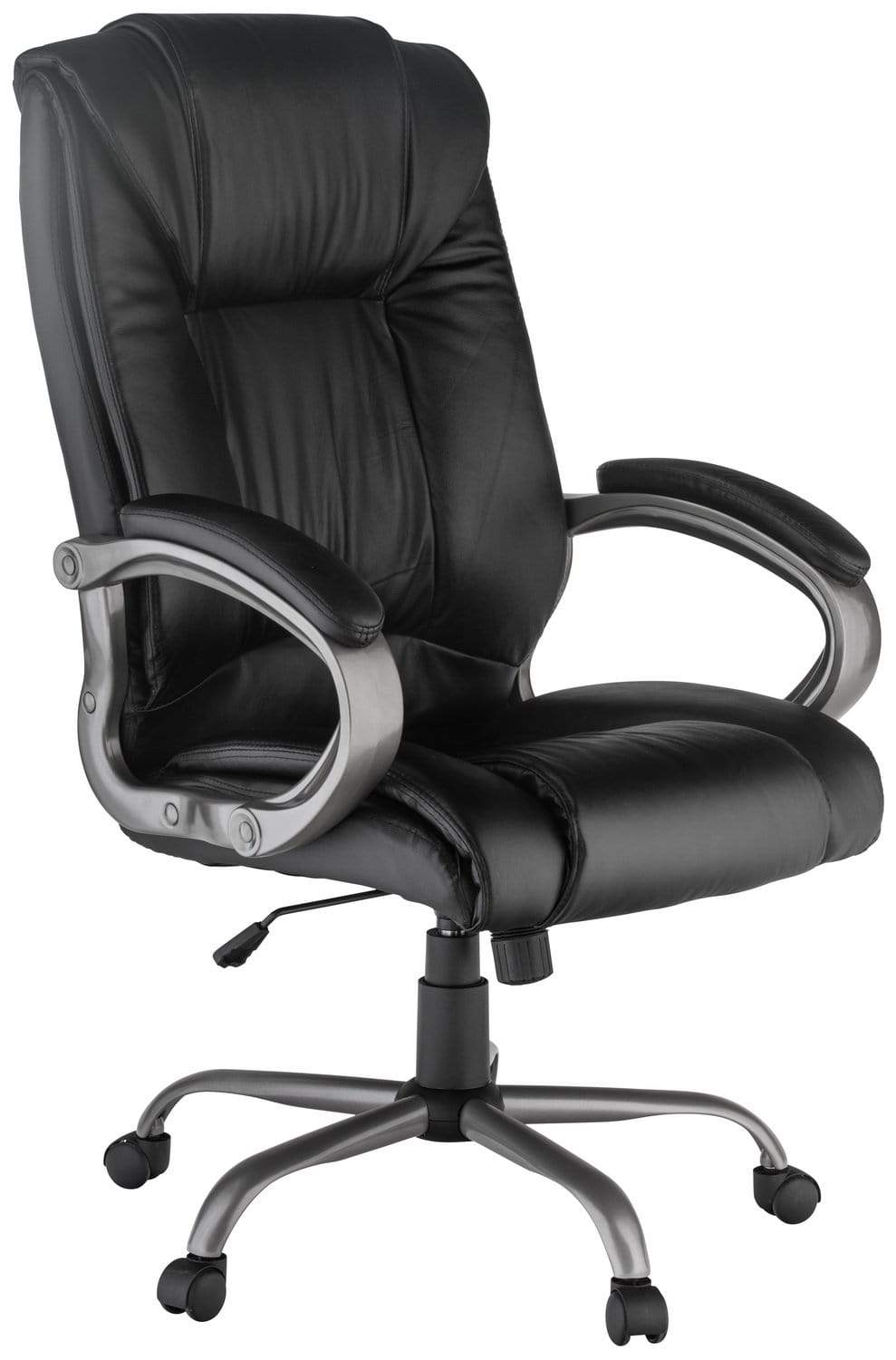 Harwick Extra Wide Big & Tall Leather Office Chair - Heavy Duty Executive Desk Chair with Adjustable Height & Lumbar Support [Model 8229] - Perfect for Home Office, Gaming & Conference Rooms