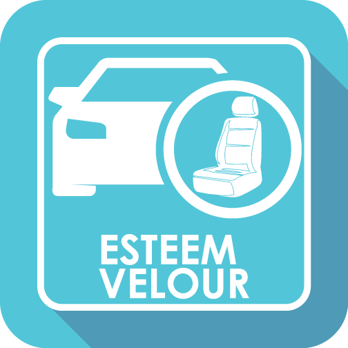 Premium Custom Velour Seat Covers for Nissan X-Trail T31 (2007-2014) - Front & Rear Set with Airbag Safety - EST6114CHA | Perfect for Road Trips & Daily Commuting