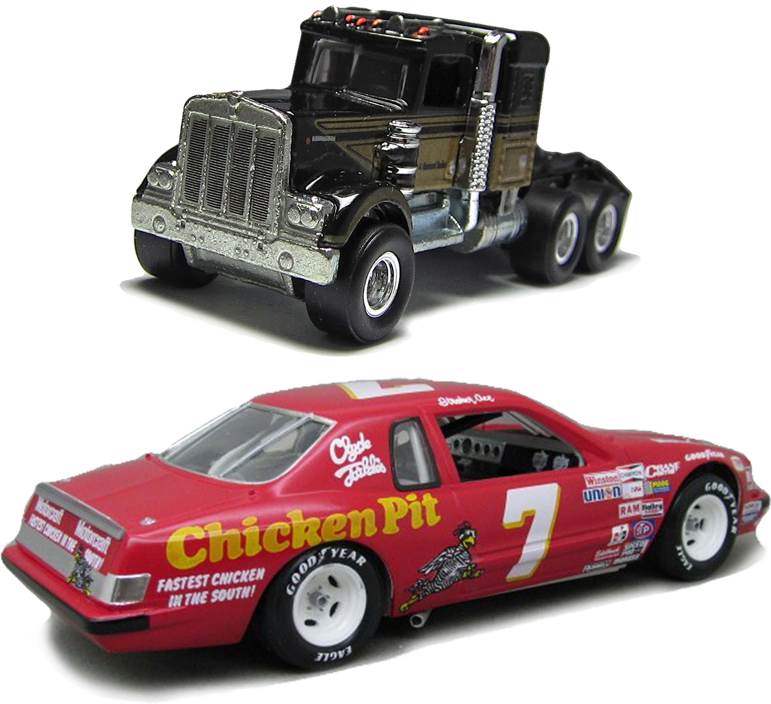 Hot Wheels Burt Reynolds Movie Car Collection - Smokey & The Bandit Truck & Stroker Ace T-Bird Replica Diecast Models | Hollywood Film Memorabilia | Perfect for Collectors, Movie Fans & Display Decor