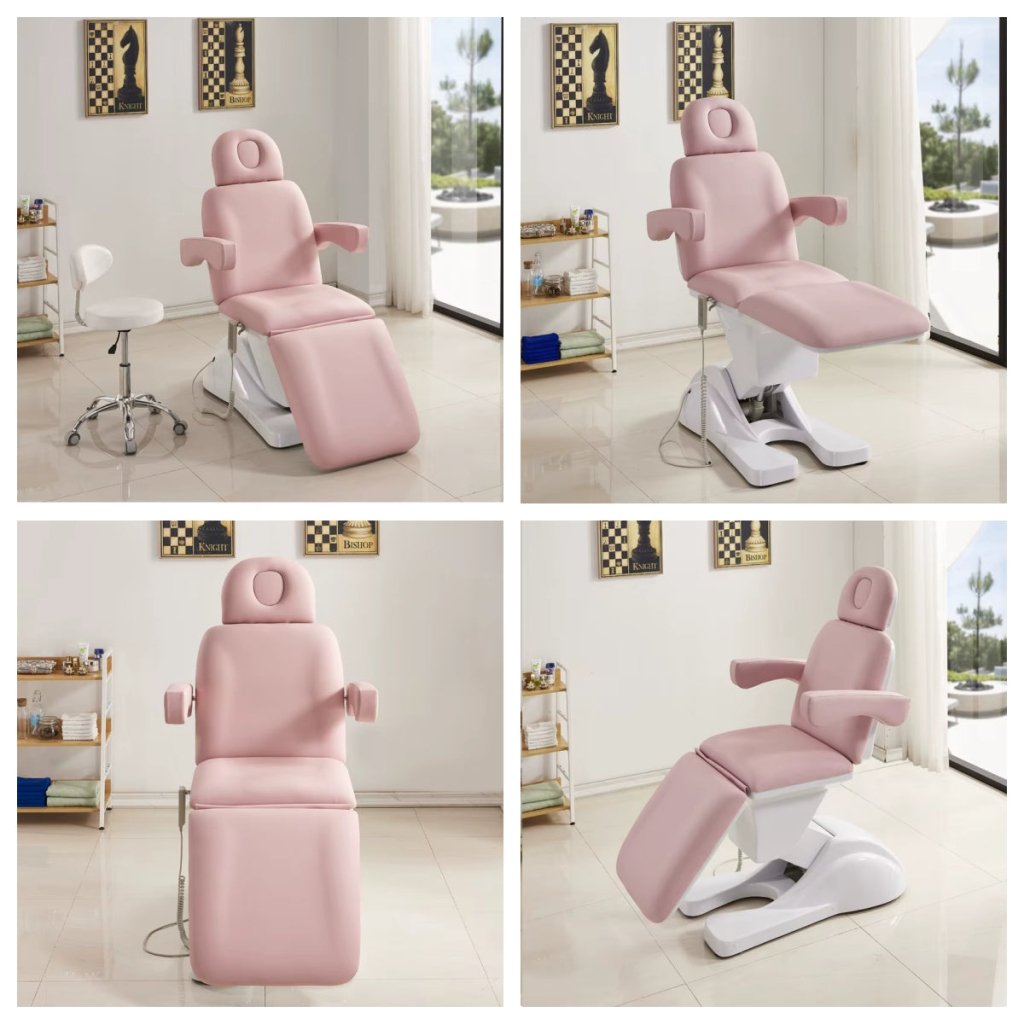 Greenlife Fruity 3-Motor Electric Facial Chair - Professional Spa Bed for Facial Treatments, Massage & Skin Care | Perfect for Salons, Spas & Home Use