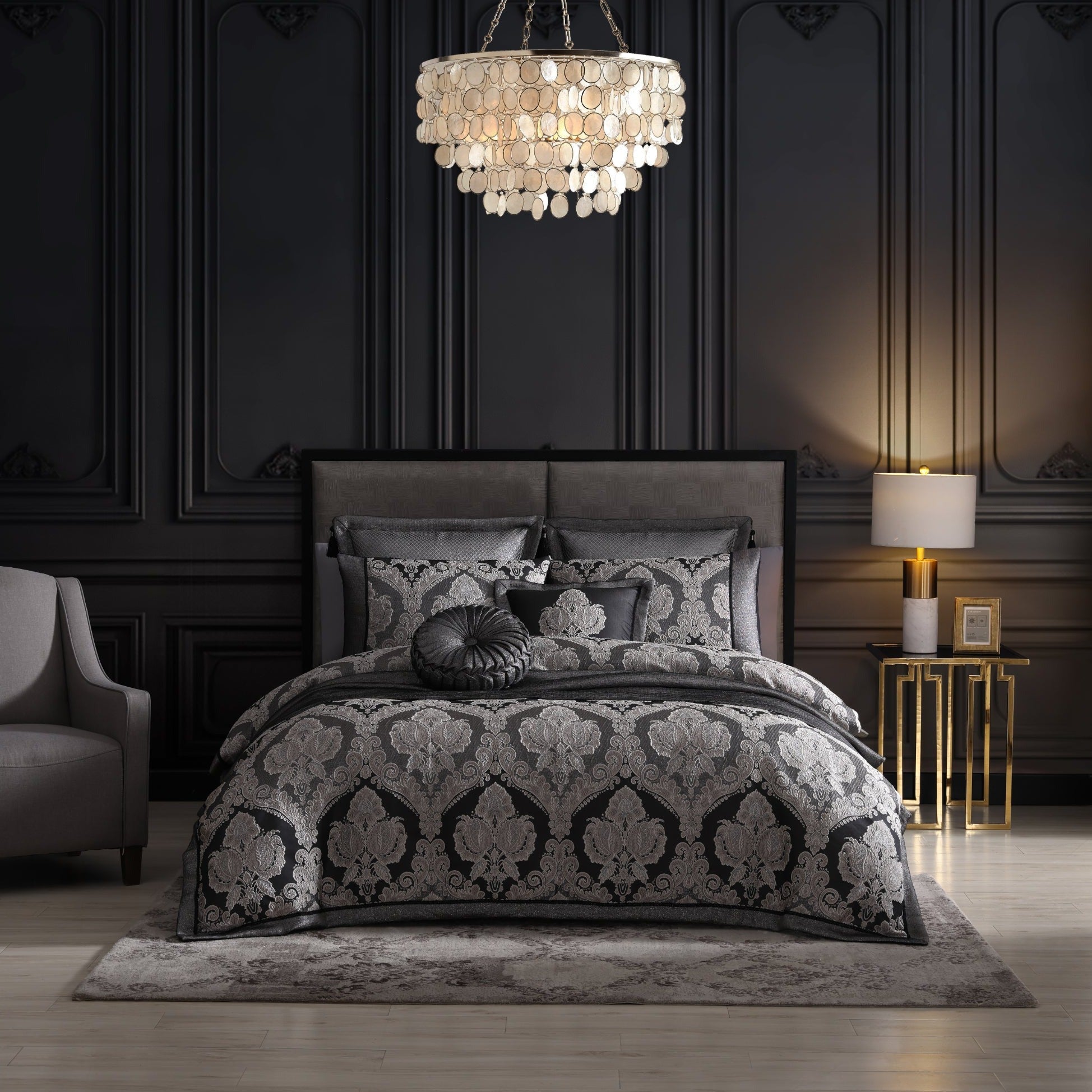 Emerson Granite Quilt Cover Set by Davinci - Luxury Bedding for Modern Bedrooms | Perfect for Master Suites & Guest Rooms