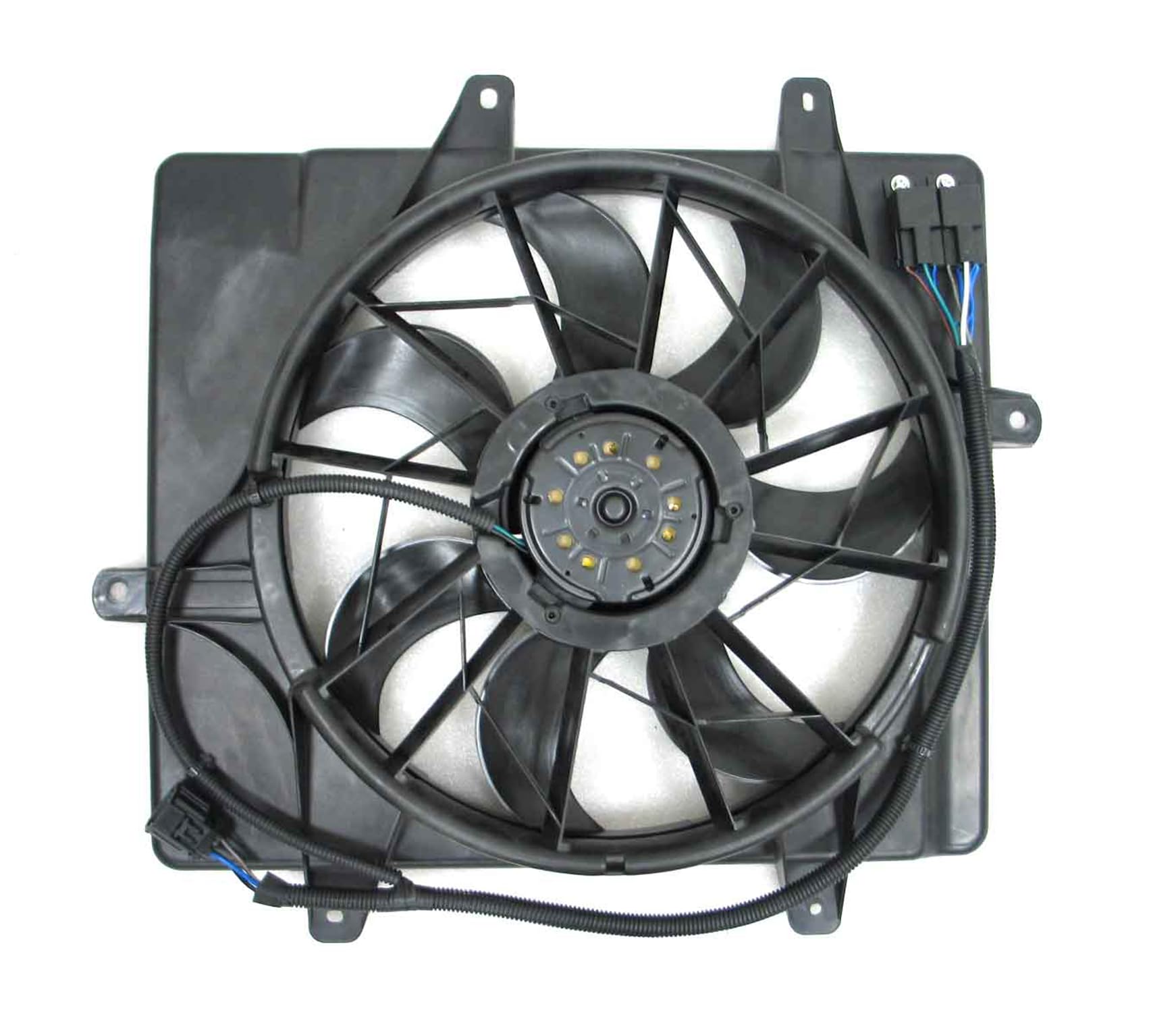 Agility Auto Parts 6015107 Dual Radiator and Condenser Fan Assembly - Compatible with Select Vehicle Models - Perfect for Cooling System Repair & Maintenance in Your Home Garage or Auto Shop