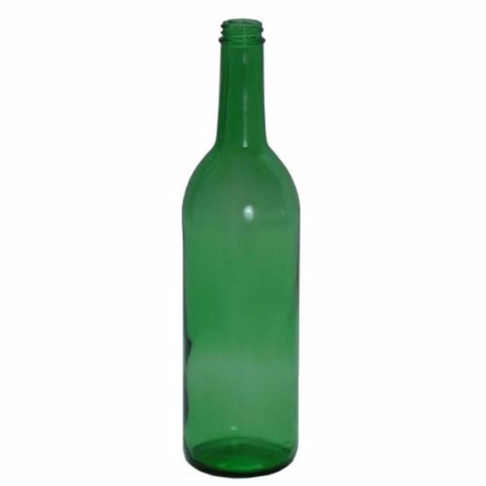 750ml Green Glass Claret Wine Bottles with Screw Top - Perfect for Homemade Wine, Olive Oil Storage & DIY Craft Projects