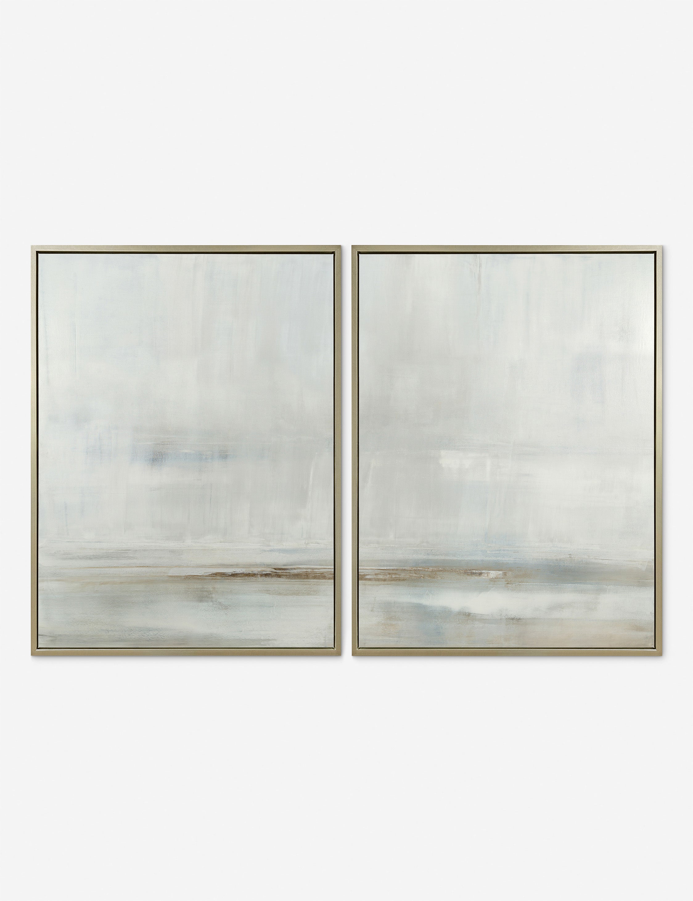 After The Storm Diptych Wall Art Set of 2 - Coastal Landscape Paintings by Carol Benson Cobb - Perfect for Beach House Decor & Living Room Wall Art
