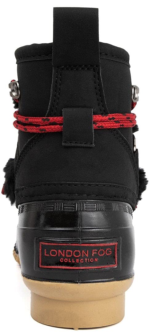 London Fog Women's Whisper Duck Boot - Waterproof Winter Snow Boots for Women, Comfortable & Warm Ankle Boots for Hiking, Walking, and Outdoor Activities