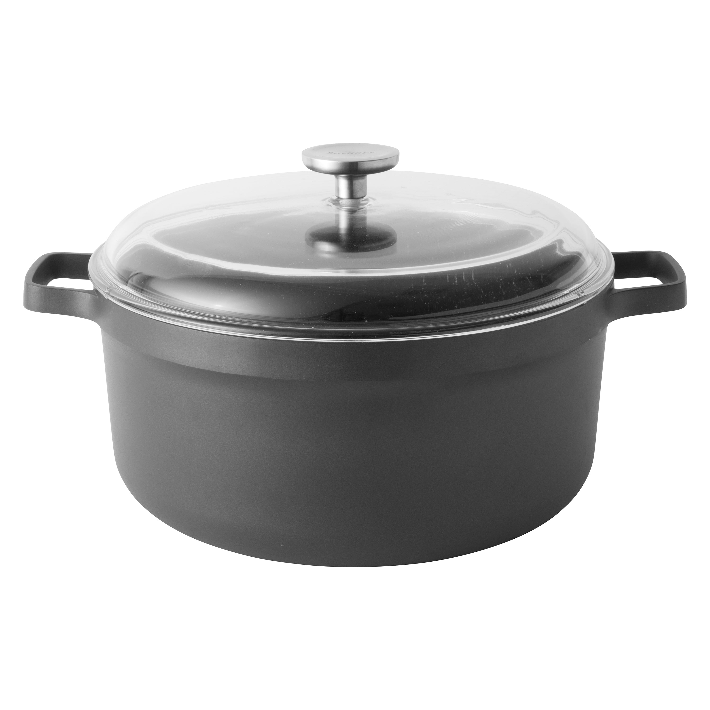 BergHOFF GEM 12-Piece Nonstick Cookware Set - Black Ceramic Coating, PFOA-Free, Oven Safe to 400°F | Perfect for Frying, Sautéing & Everyday Cooking