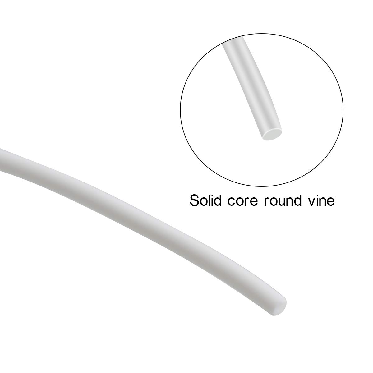 Jweemax 10M Synthetic Rattan Repair Kit - Round Plastic Wicker for DIY Patio Furniture, Chairs, Tables & Baskets - Hand-Woven Outdoor Replacement Material for Home & Garden Decor