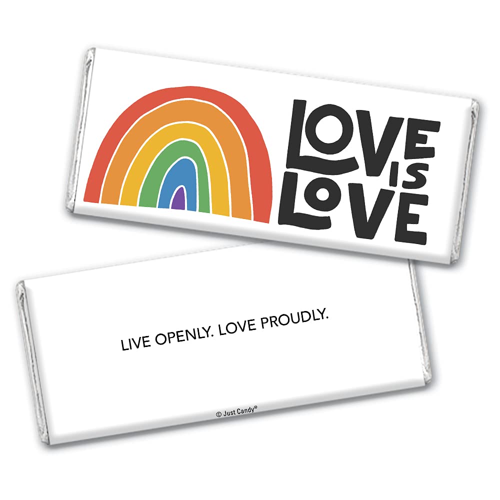 36ct Gay Pride Party Favors - Assorted Chocolate Candy Bars (36 Pack) - Perfect for Pride Parades, LGBTQ+ Events & Celebrations