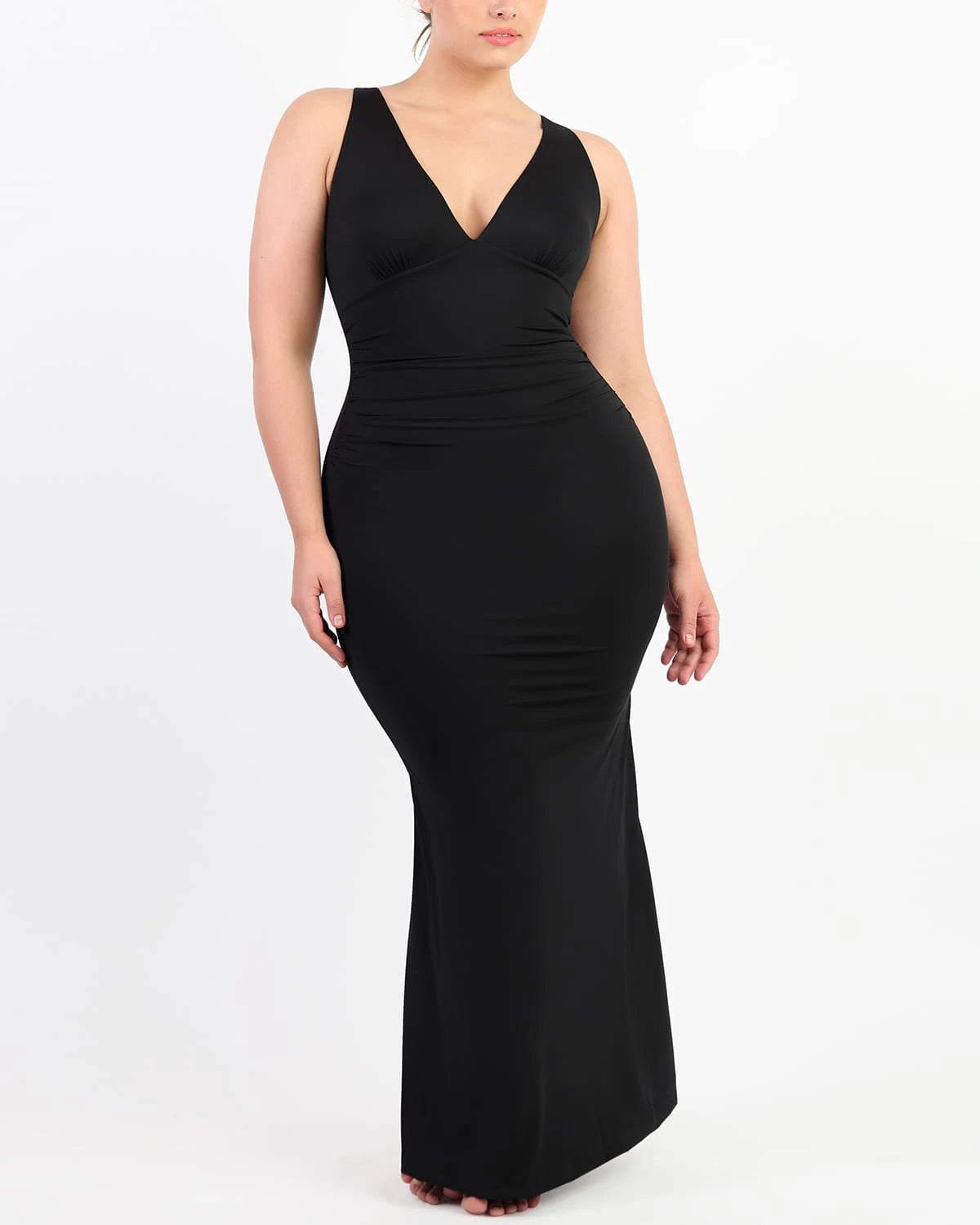 Mermaid Hem Shaping Dress for Women - Slimming Bodycon Dress for Evening Parties, Date Nights & Special Occasions