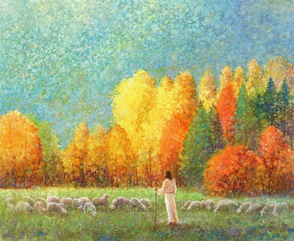 Changing Seasons Original Painting 25.5 x 20.75 Inches - Handmade Wall Art for Living Room, Bedroom & Office Decor