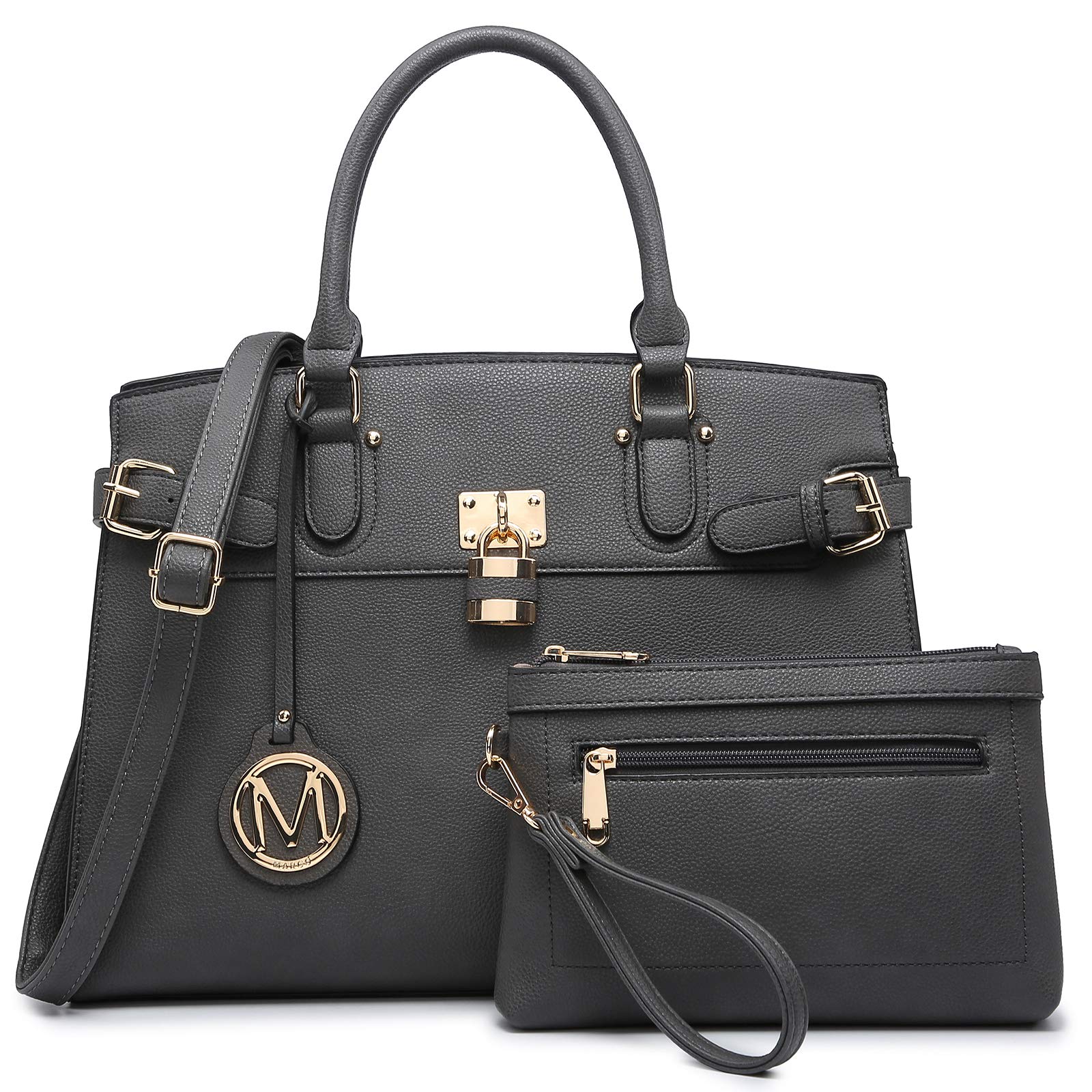 MKP Women's Fashion Satchel Handbag - Top Handle Tote Shoulder Bag for Work & Daily Use with Matching Wristlet Wallet | Perfect for Office, Travel & Shopping