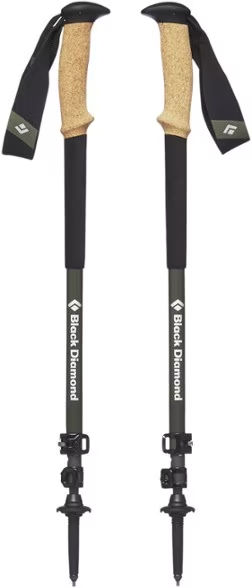 Premium Aluminum FLZ Trekking Poles - Lightweight, Adjustable Hiking Sticks for Men & Women - Perfect for Backpacking, Trail Running & Mountain Climbing