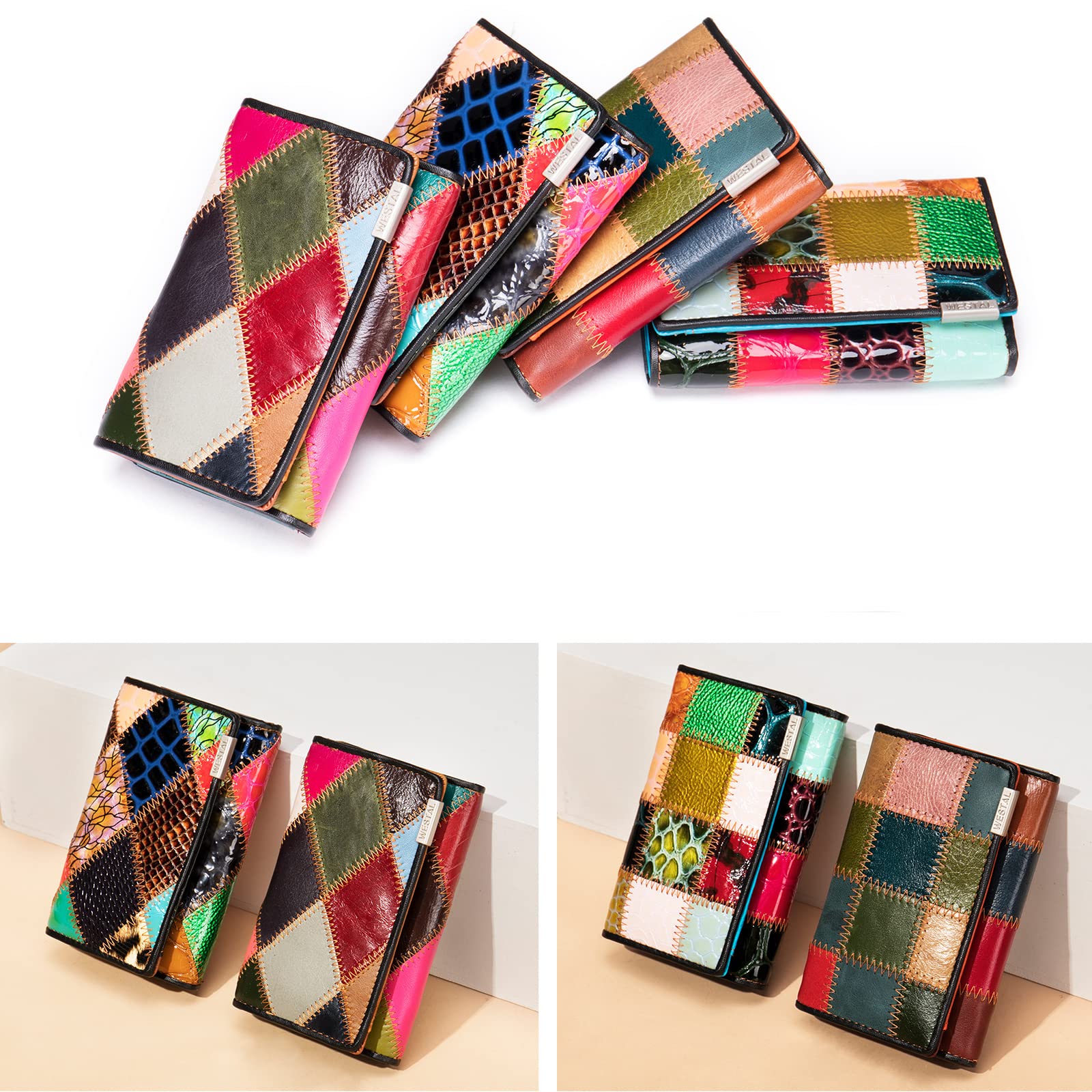 Eysee Genuine Leather Wallets for Women - Slim RFID Blocking Card Holder & Clutch Purse - Perfect for Travel, Shopping, and Everyday Use