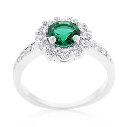 Bella Green Birthstone Engagement Ring - Elegant & Timeless Jewelry for Proposals, Anniversaries & Special Occasions