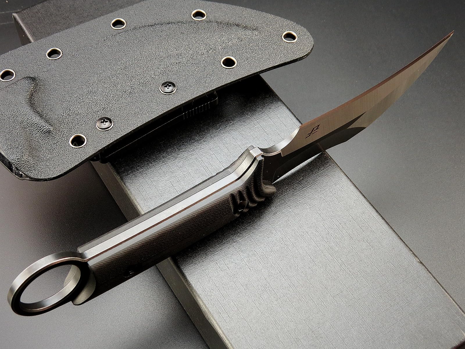 Eafengrow EF99 Fixed Blade Knife - D2 Steel Blade with G10 Handle - Full Tang EDC Survival Knife for Outdoor Activities, Camping, Hiking & Bushcraft - Perfect for Cutting, Carving & Wilderness Tasks