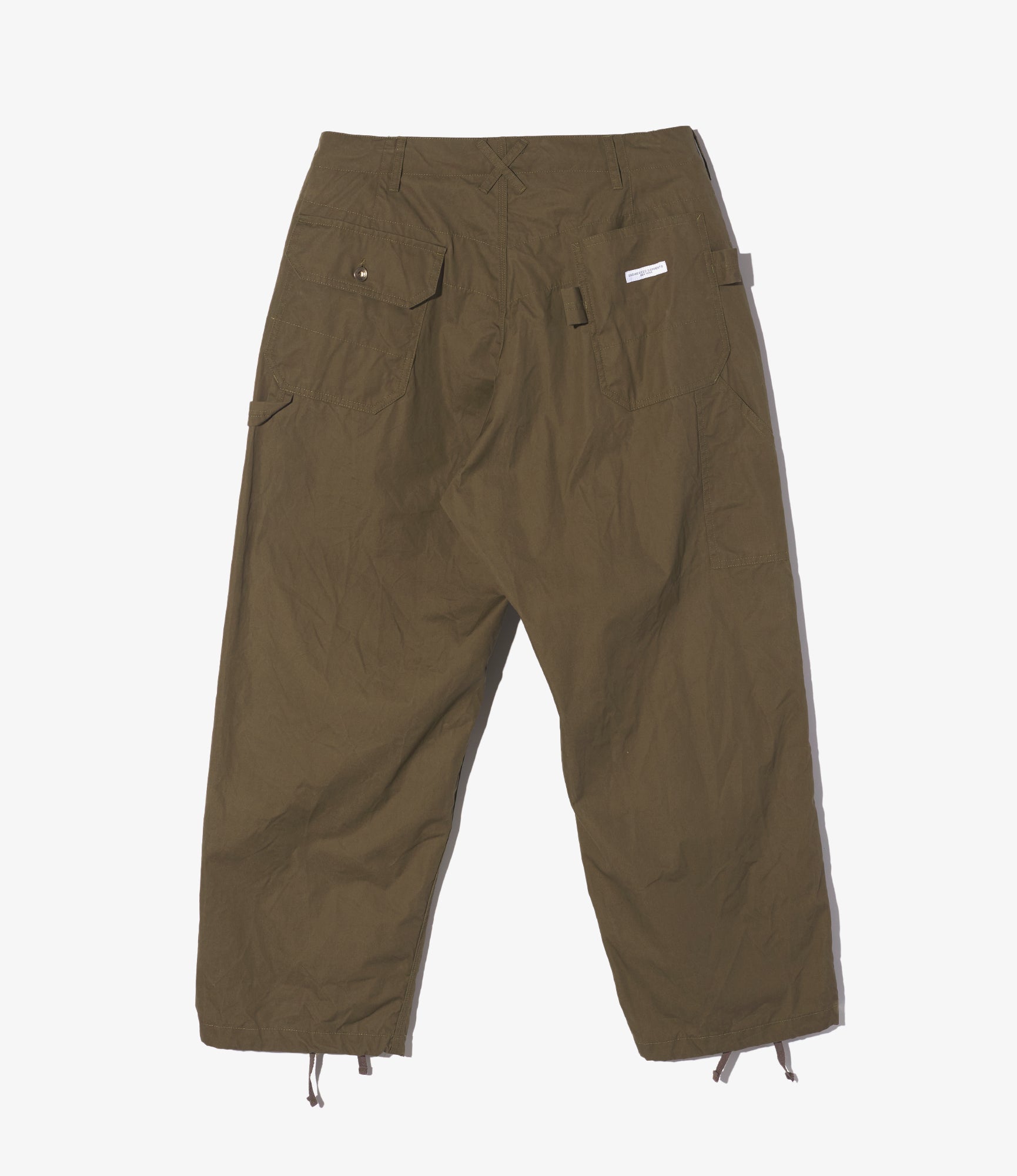 Painter Pants - Olive Coated Cotton Workwear for Artists & DIY Enthusiasts | Durable & Comfortable for Painting, Construction & Outdoor Activities