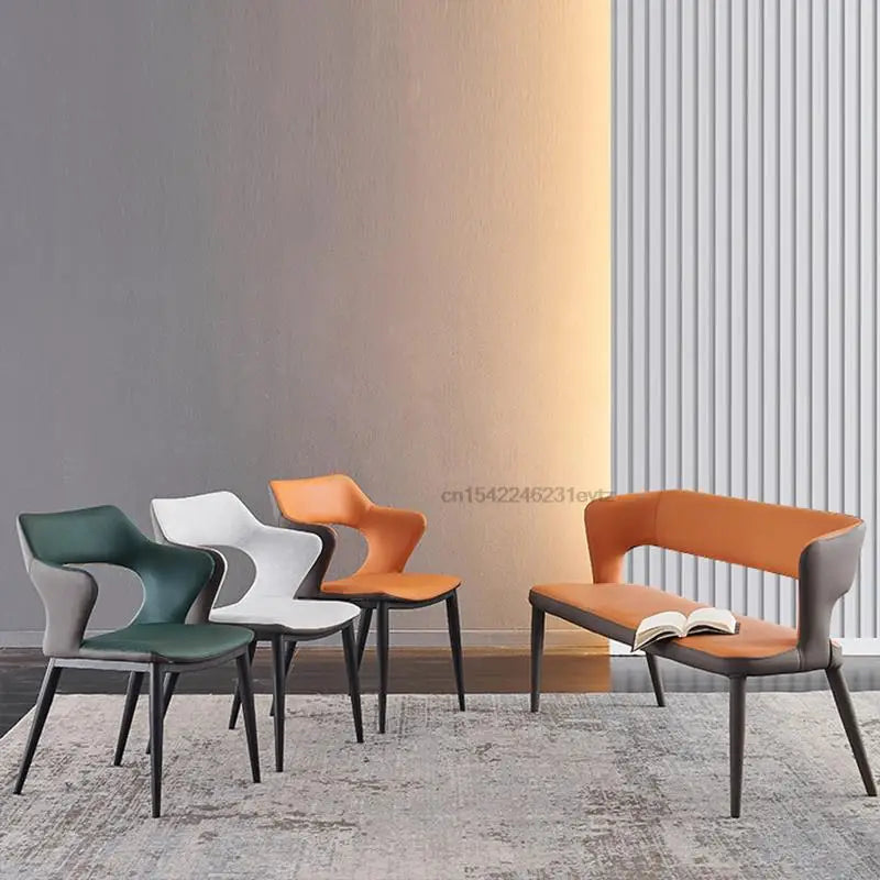 Comfortable Leisure Dining Chairs for Home, Restaurant & Outdoor - Ergonomic Design for Relaxing Meals & Gatherings