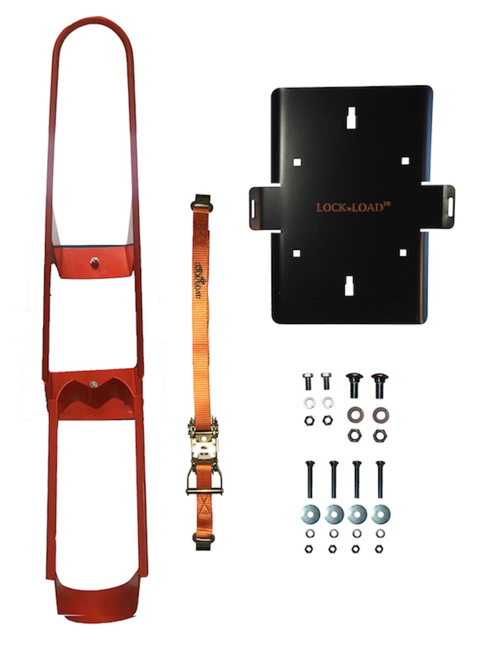 Lock N Load Heavy Duty Dirt Bike Wheel Chock System - Motorcycle Stand for Secure Transport & Storage - Perfect for Garage, Trailer & Off-Road Adventures