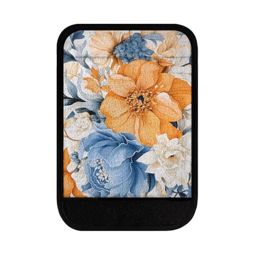 Yellow Blue Floral