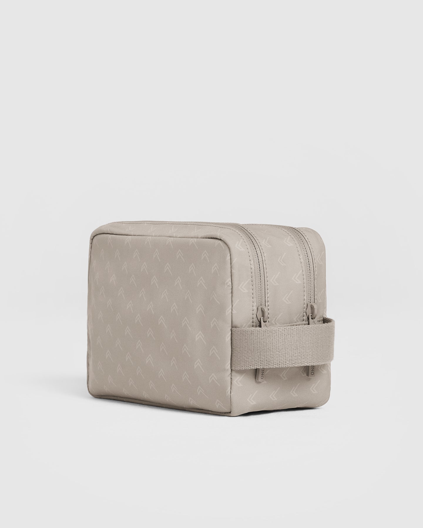 Large Monogram Washbag | Soft Minky Fabric Travel Cosmetic Bag for Women & Men | Perfect for Gym, Travel & Daily Essentials Storage