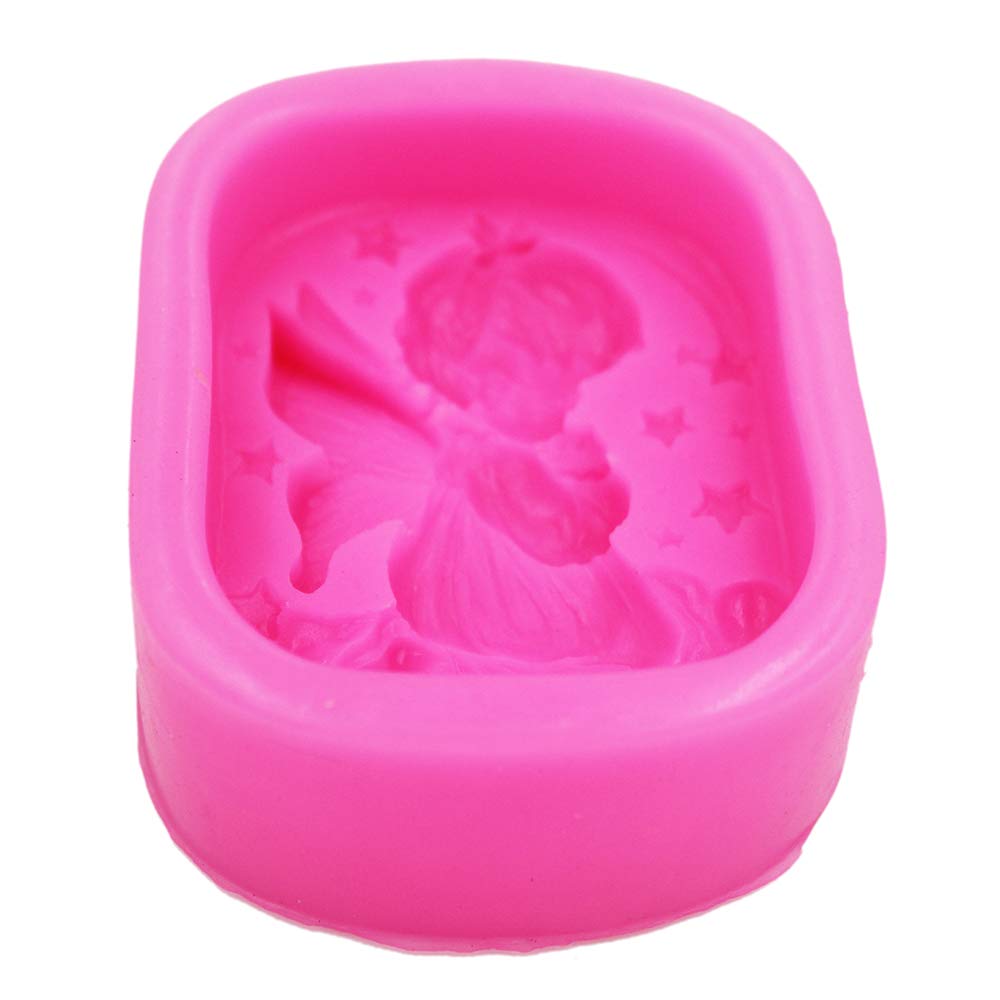 Longzang Praying Angel Silicone Mold for DIY Soap Making - High-Quality Craft Silicone Mold for Handmade Soap, Candles & Resin Art (S262) - Perfect for Christmas Gifts, Home Decor & Craft Projects
