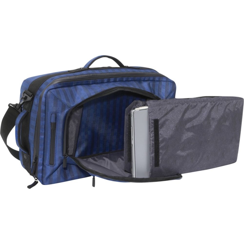 Incipio Weekender Nylon Travel Bag - Blue Checked (BG-112) | Durable Carry-On Duffel for Weekend Getaways & Business Trips | Perfect for Gym, Work & Air Travel