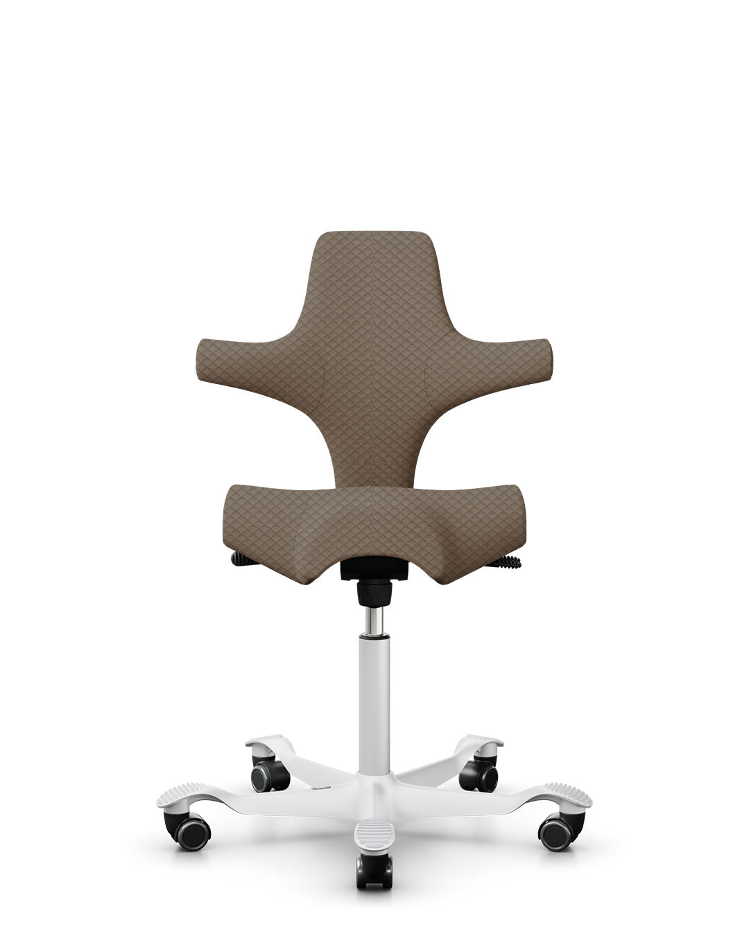 HÅG Capisco 8106 Ergonomic Office Chair - Kvadrat Mosaic 2 Brown Fabric - Adjustable Design for Home & Workspaces - Perfect for Creative Professionals & Long Hours Sitting