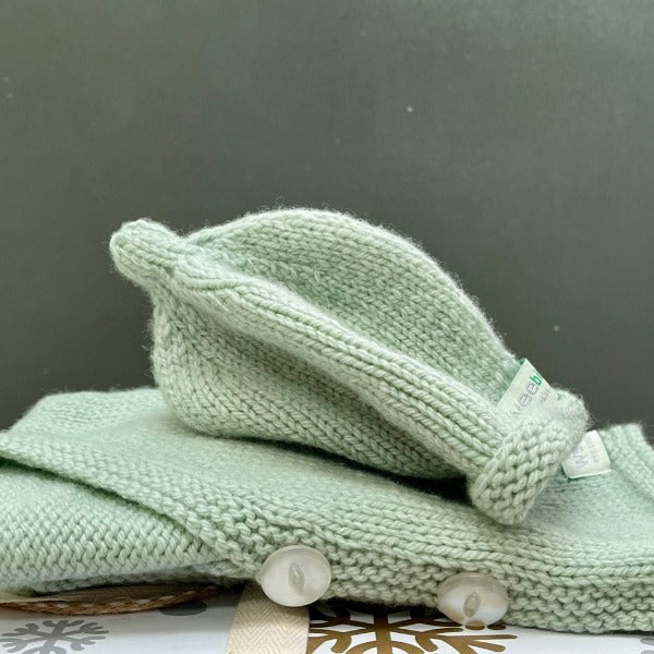 Adorable Baby Cardigan and Beanie Set - Soft Knit Newborn Winter Outfit for Boys & Girls | Perfect for Photoshoots, Holidays & Outdoor Adventures