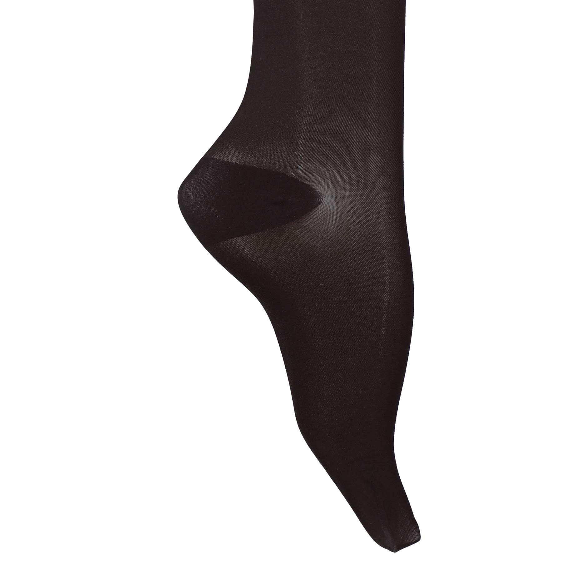 Truform Sheer Compression Pantyhose 20-30 mmHg - Women's Shaping Tights 20 Denier Black Medium - Perfect for Work, Travel & Varicose Vein Relief