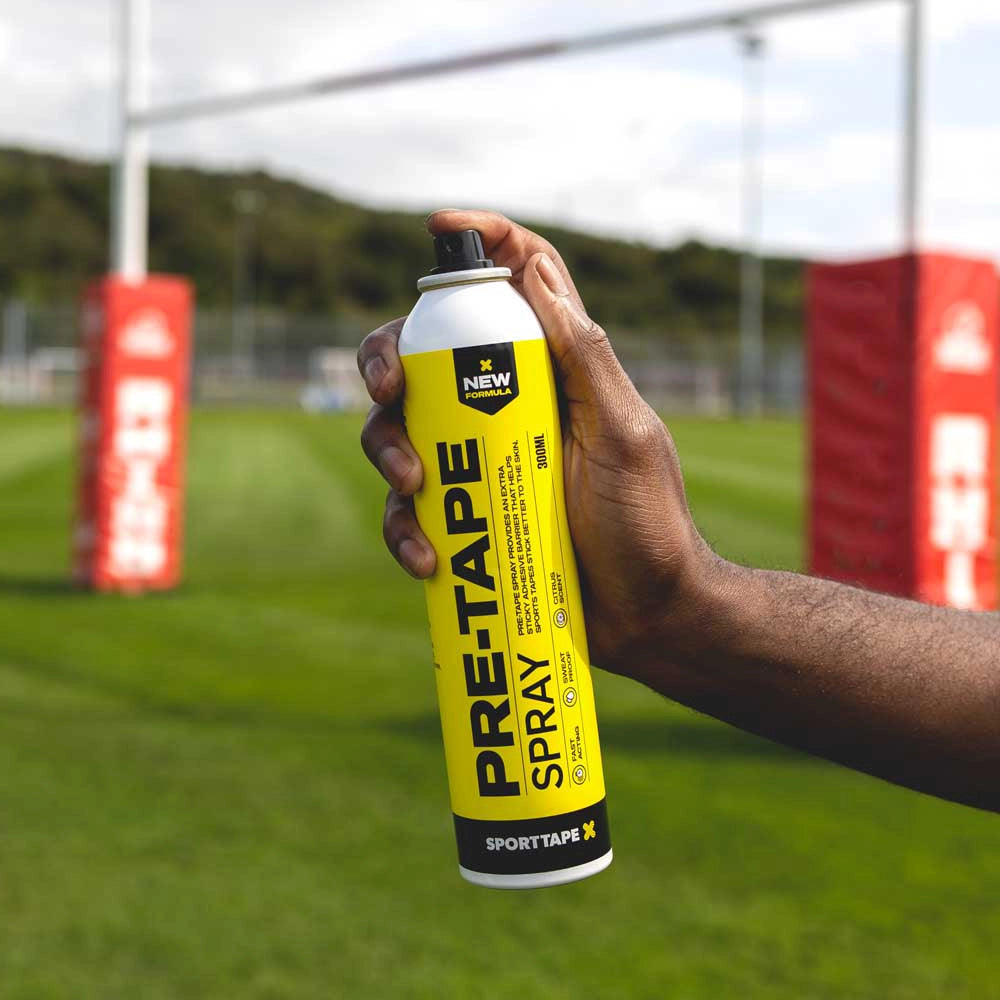 SportTape Pre-Tape Spray for Athletes - Adhesive Spray for Sports Taping & Injury Prevention - Ideal for Basketball, Football & Volleyball Players