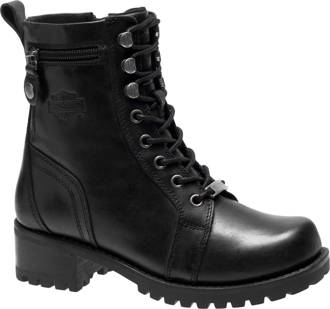 Harley-Davidson Women's Keeler Leather Motorcycle Boots - Stylish & Comfortable Riding Boots for Casual Wear & Outdoor Adventures