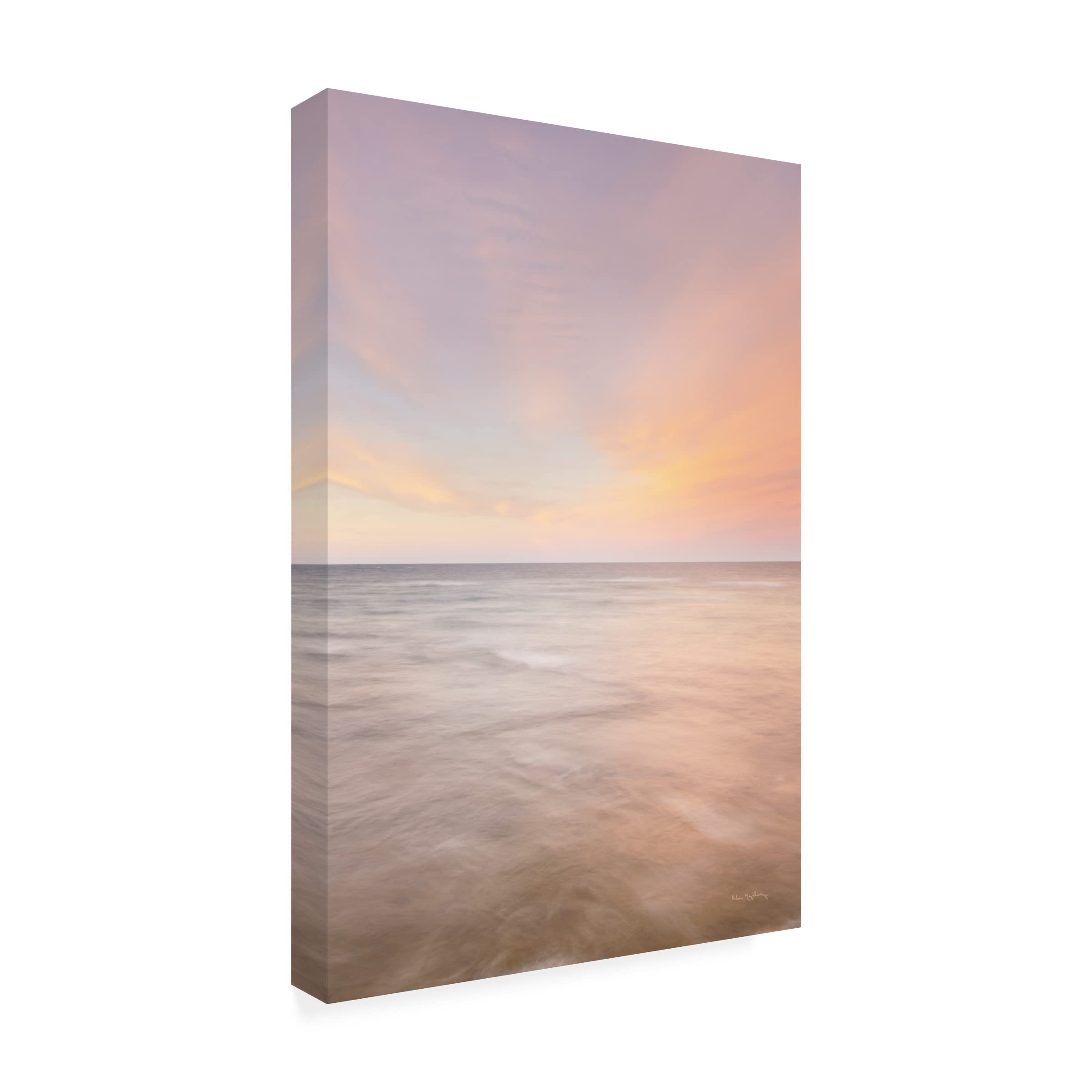 Alan Majchrowicz 'Lake Superior Clouds III' Canvas Wall Art Print - Stunning Landscape Painting for Living Room, Bedroom & Office Decor - Premium Trademark Fine Art Collection