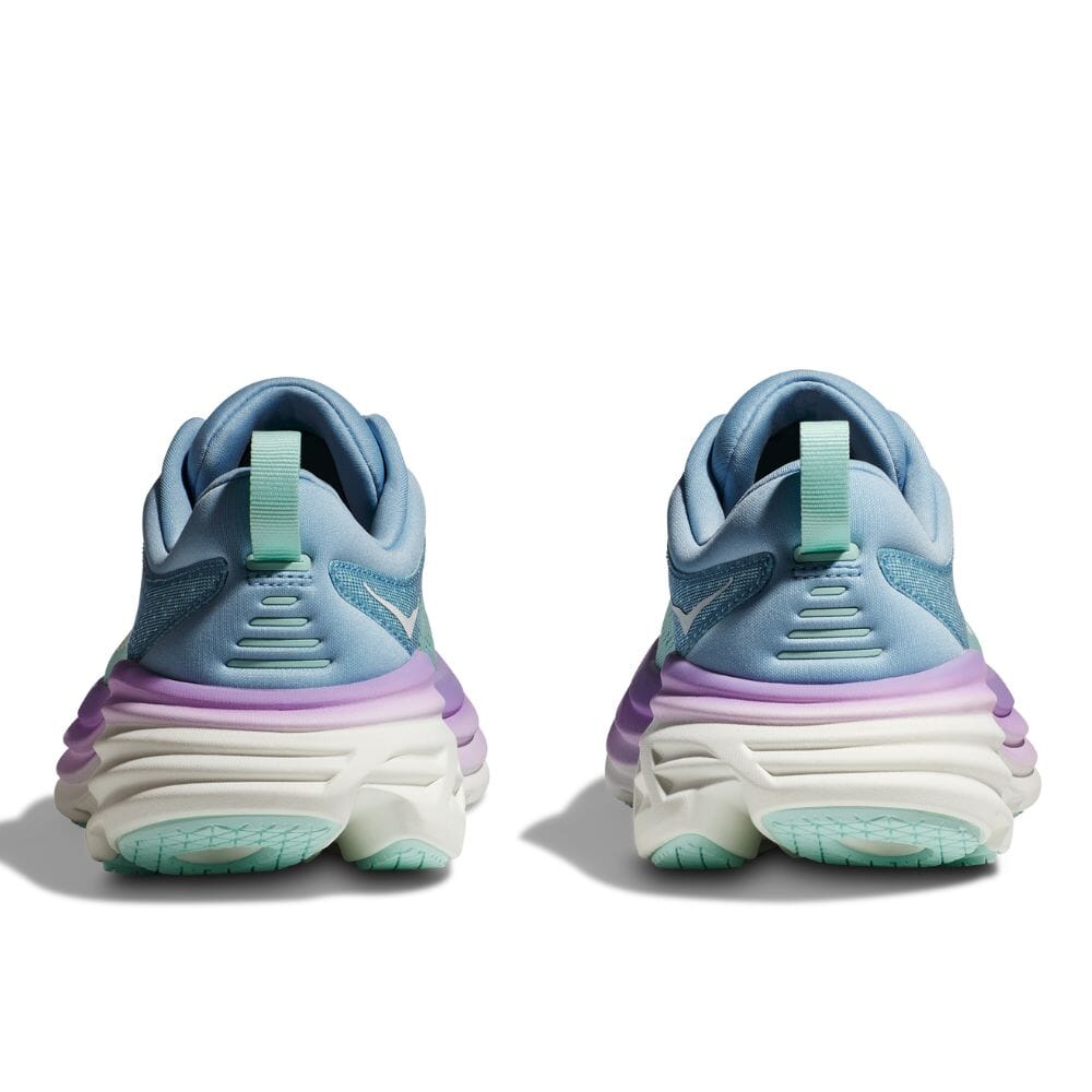Hoka Women's Bondi 8 Running Shoes - Lightweight Cushioned Sneakers for Road Running, Walking & Gym Workouts | Perfect for Marathon Training, Jogging & Everyday Comfort