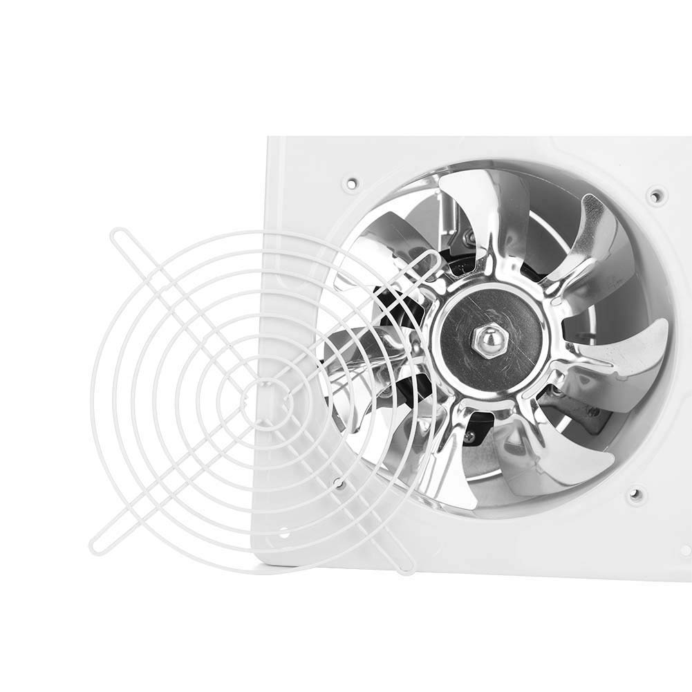 40W 220V Window Fan with Reversible Airflow - Wall Mount Ventilation Fan for Kitchen, Garage & Air Vent - White | Perfect for Home Cooling & Air Circulation