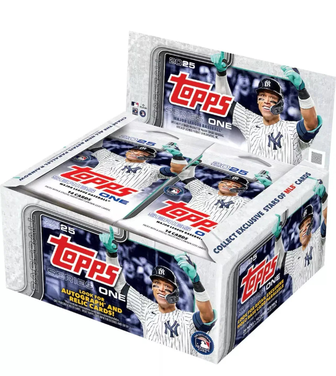 2025 Topps Series 1 Baseball Mega Box - 36 Packs, 330 Cards with Exclusive Parallels & Rookies | Collectible Trading Cards for MLB Fans, Fantasy Sports & Investment
