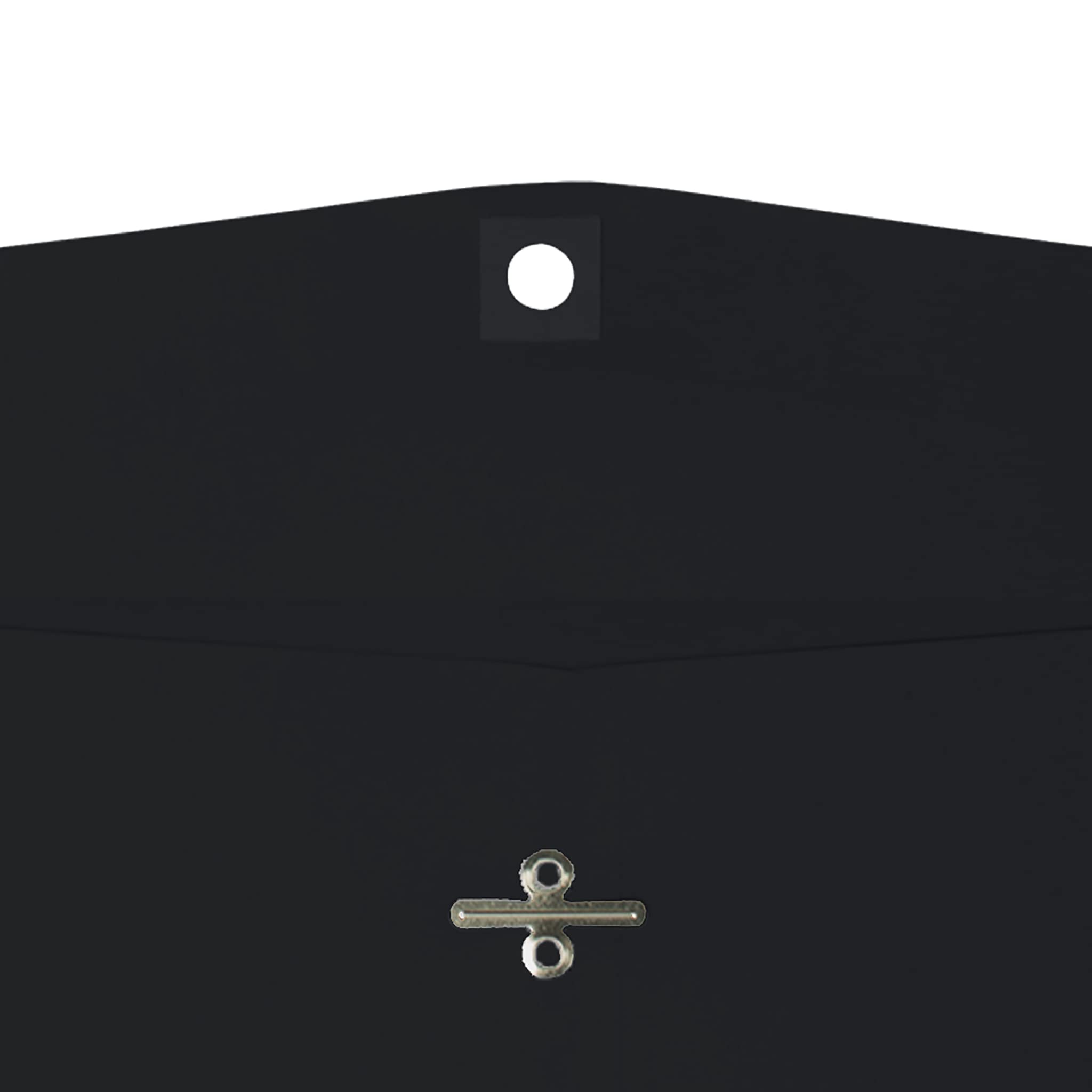 Premium LUXPaper 9 x 12 Open End Envelopes with Clasp - Midnight Black, 80lb Text Weight (Pack of 500) - Perfect for Business Mail, Wedding Invitations & Legal Documents