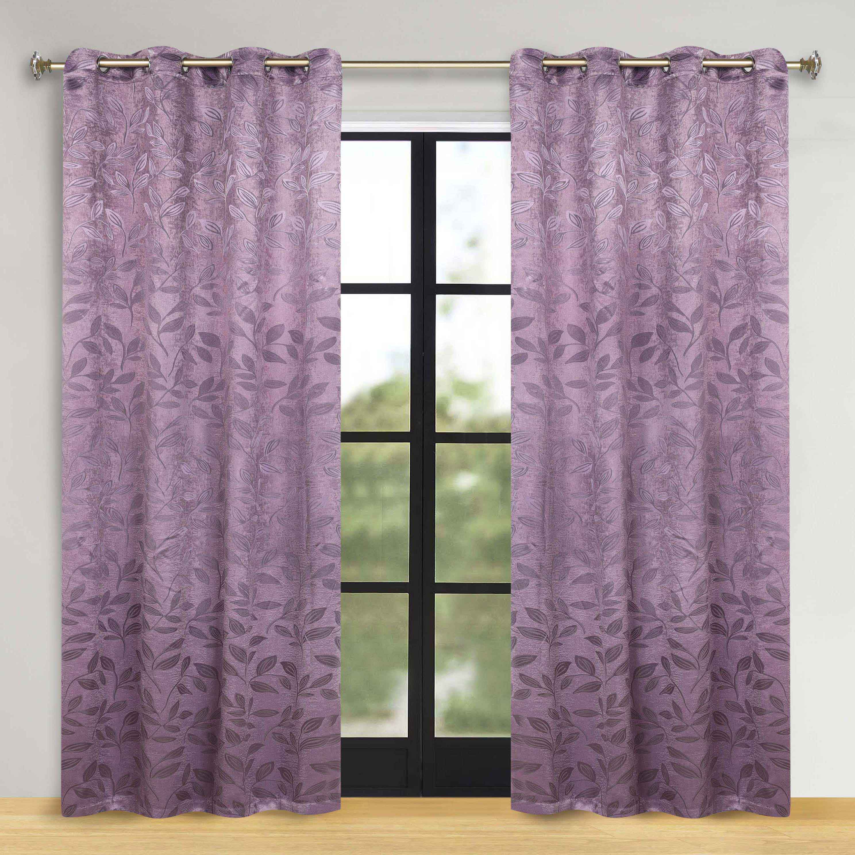 Machine Washable Blackout Curtains for Bedroom - Set of 2 Panels, Thermal Insulated Room Darkening Drapes for Nursery, Living Room & Home Theater
