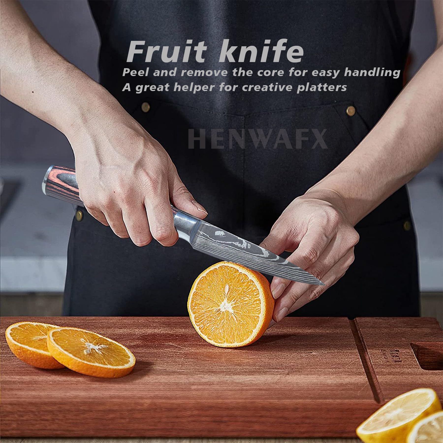 Premium 4-Piece Chef Knife Set - Ultra Sharp Stainless Steel Kitchen Knives for Meat, Fish, and BBQ - Hand Forged Professional Cutlery for Home Cooking, Restaurant Use, and Outdoor Camping - Includes Gift Box