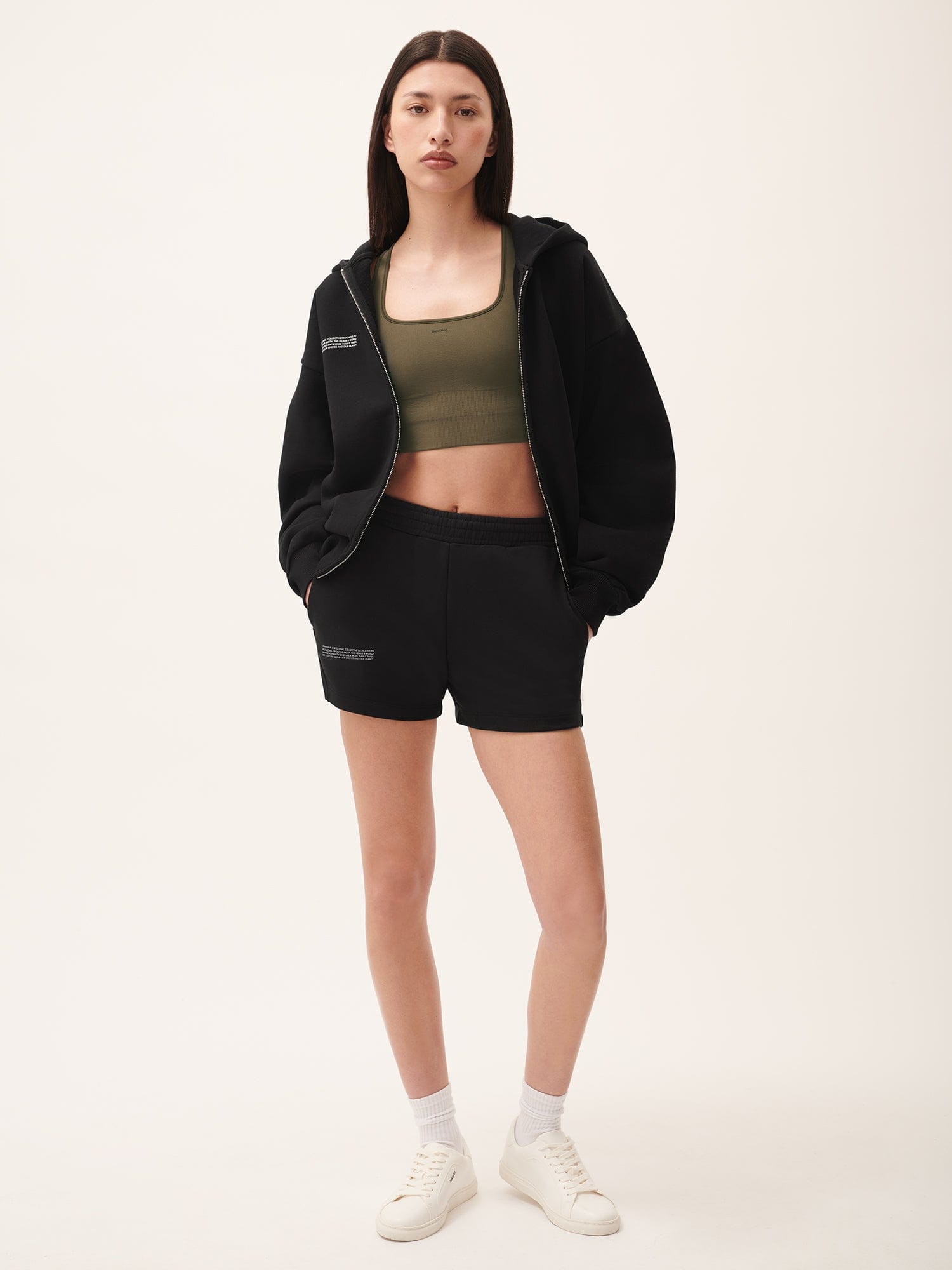 Women's 365 Midweight Casual Shorts - Black | Comfortable Everyday Wear for Summer, Travel & Lounge