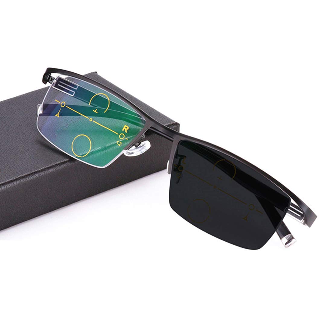 ZYFA Reading Glasses - Multi Power Progressive Readers for Men & Women - Perfect for Reading, Computer Work, and Close-Up Tasks