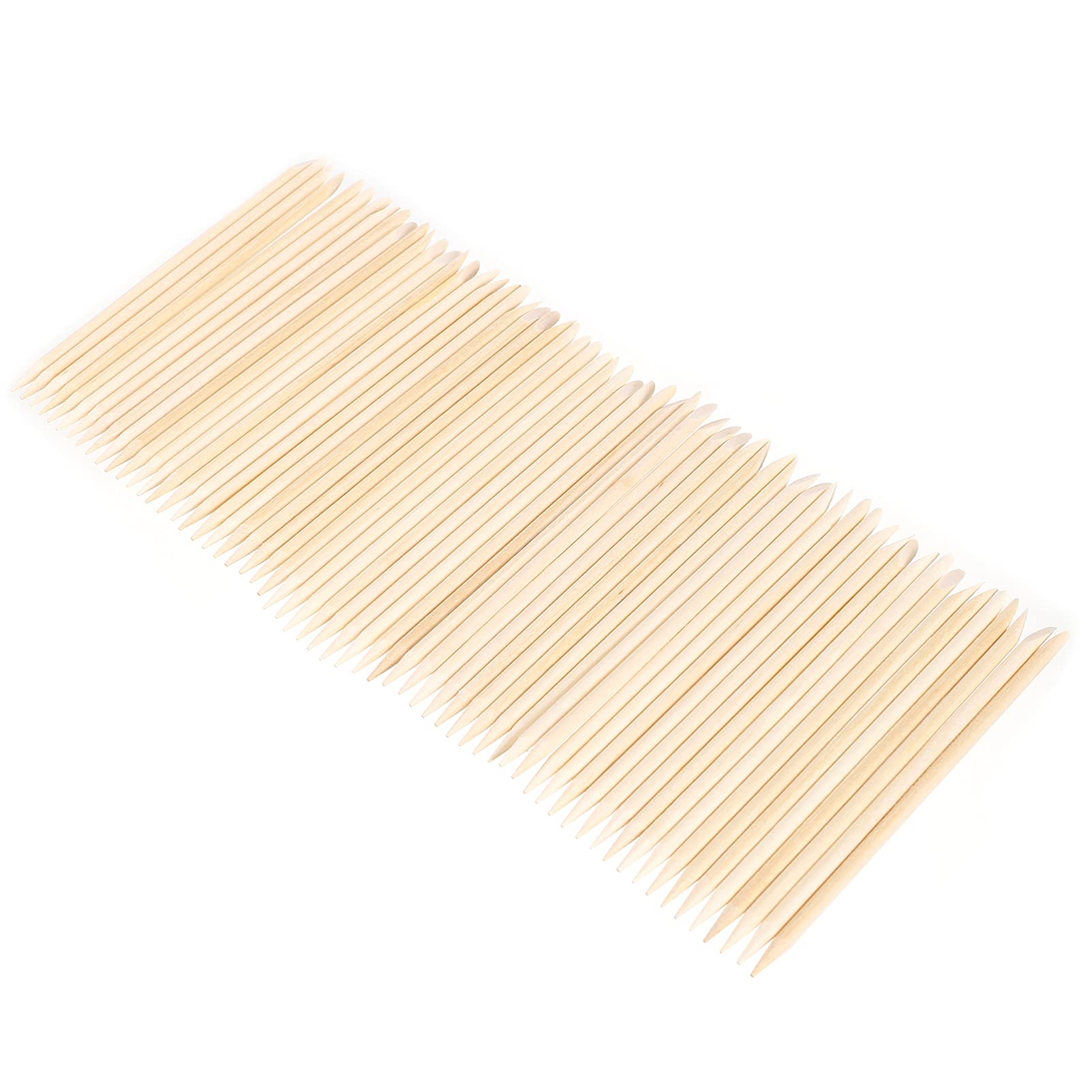 200pcs Orange Wooden Nail Sticks for Manicure & Nail Art - Professional Manicure Tools & Accessories for Salon, Home, and DIY Nail Care