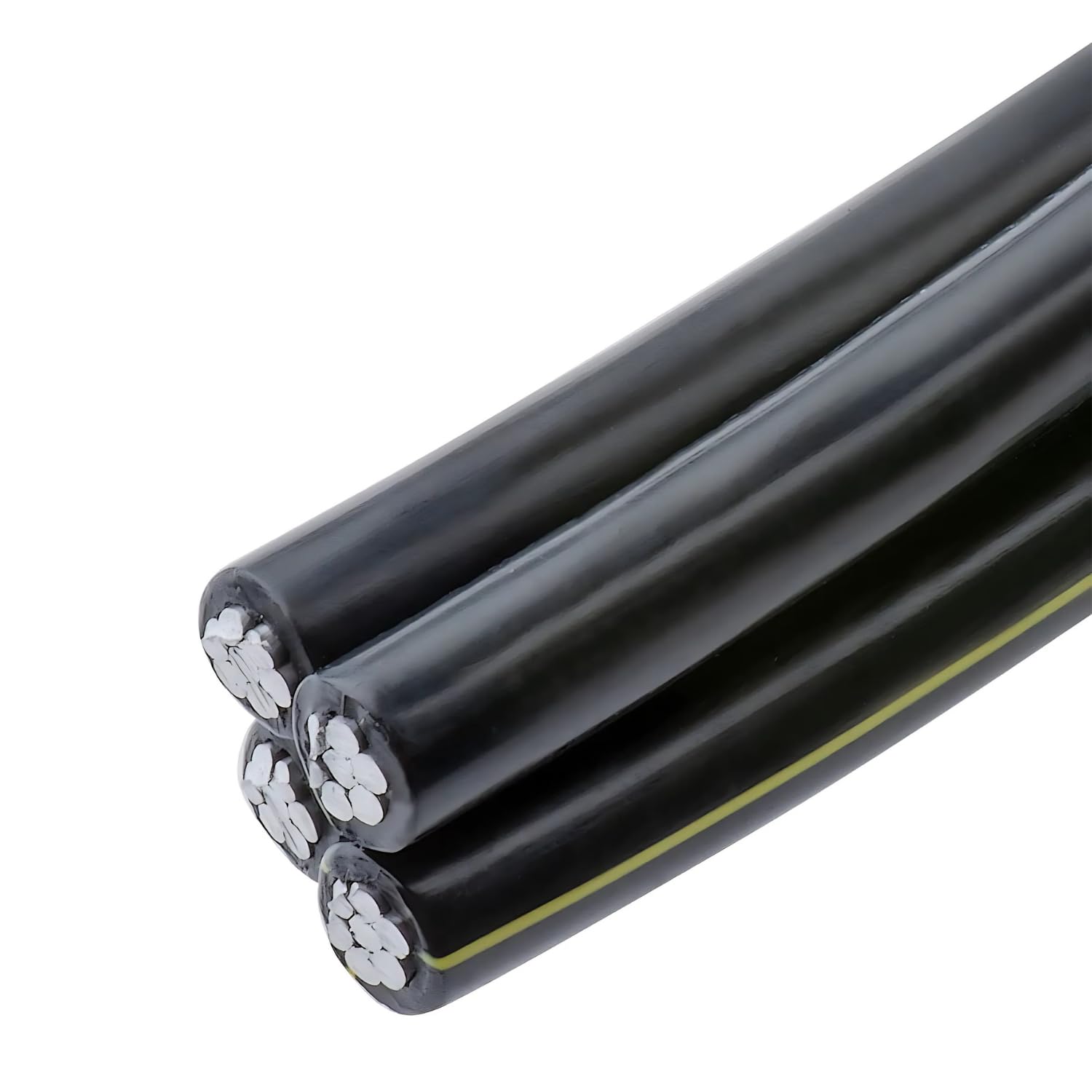 80' Aluminum URD Dyke 2-2-2-4 Quadruplex Secondary Cable - Direct Burial Electrical Wire for Underground Power Distribution | Nassau Electrical Supply - Perfect for Residential & Commercial Outdoor Wiring Projects