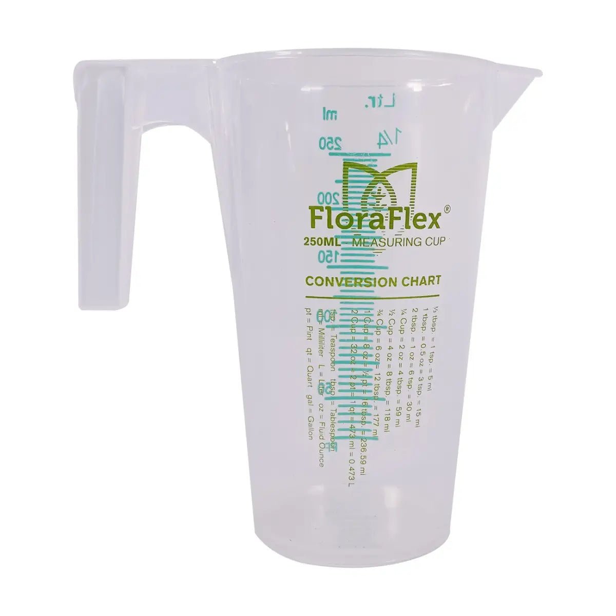 FloraFlex Measuring Cup - 8oz & 16oz Sizes - Precise Liquid Measurement for Hydroponics & Gardening - Perfect for Nutrient Mixing, pH Testing & Indoor Plant Care
