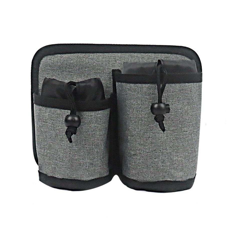 **ZUIJI Luggage Cup Holder - Travel Bag with Dual Coffee Cup Holders, Fits Suitcase Handles, Securely Holds Coffee Cups & Milk Bottles - Perfect for Airports, Commuting & Road Trips**